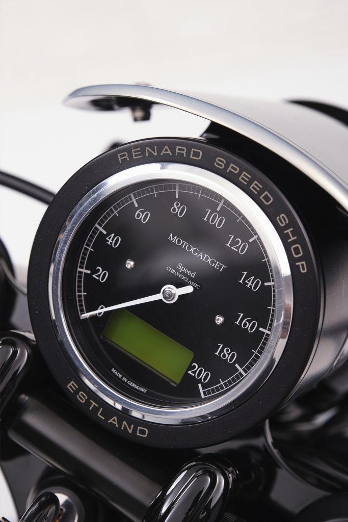motogadget custom speedometer