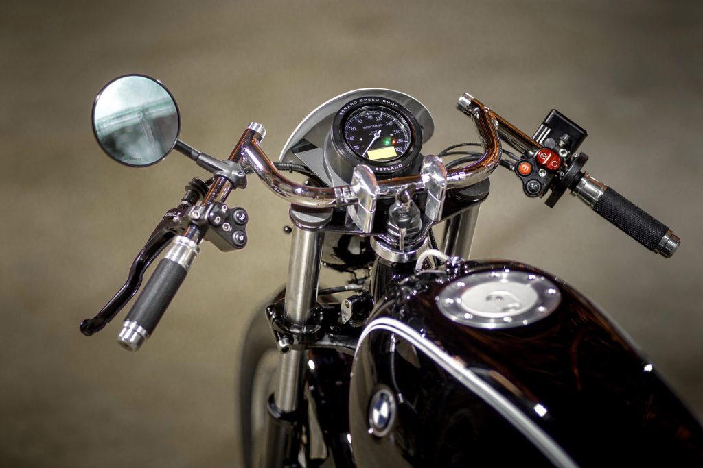 custom motorcycle handlebar types