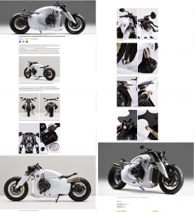 bmw r1250r custom motorcycle by renard