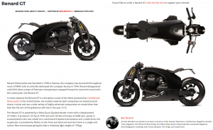 renard gt carbon motorcycle
