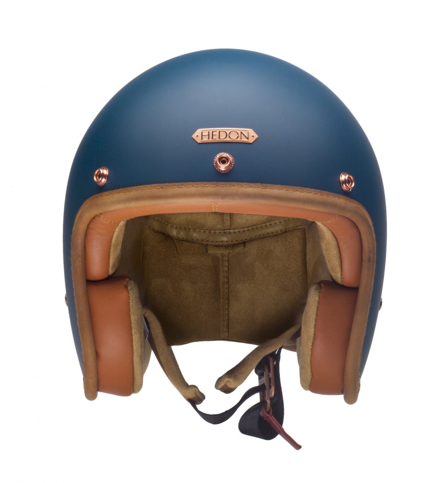 hedon light blue teal motorcycle helmet light inside